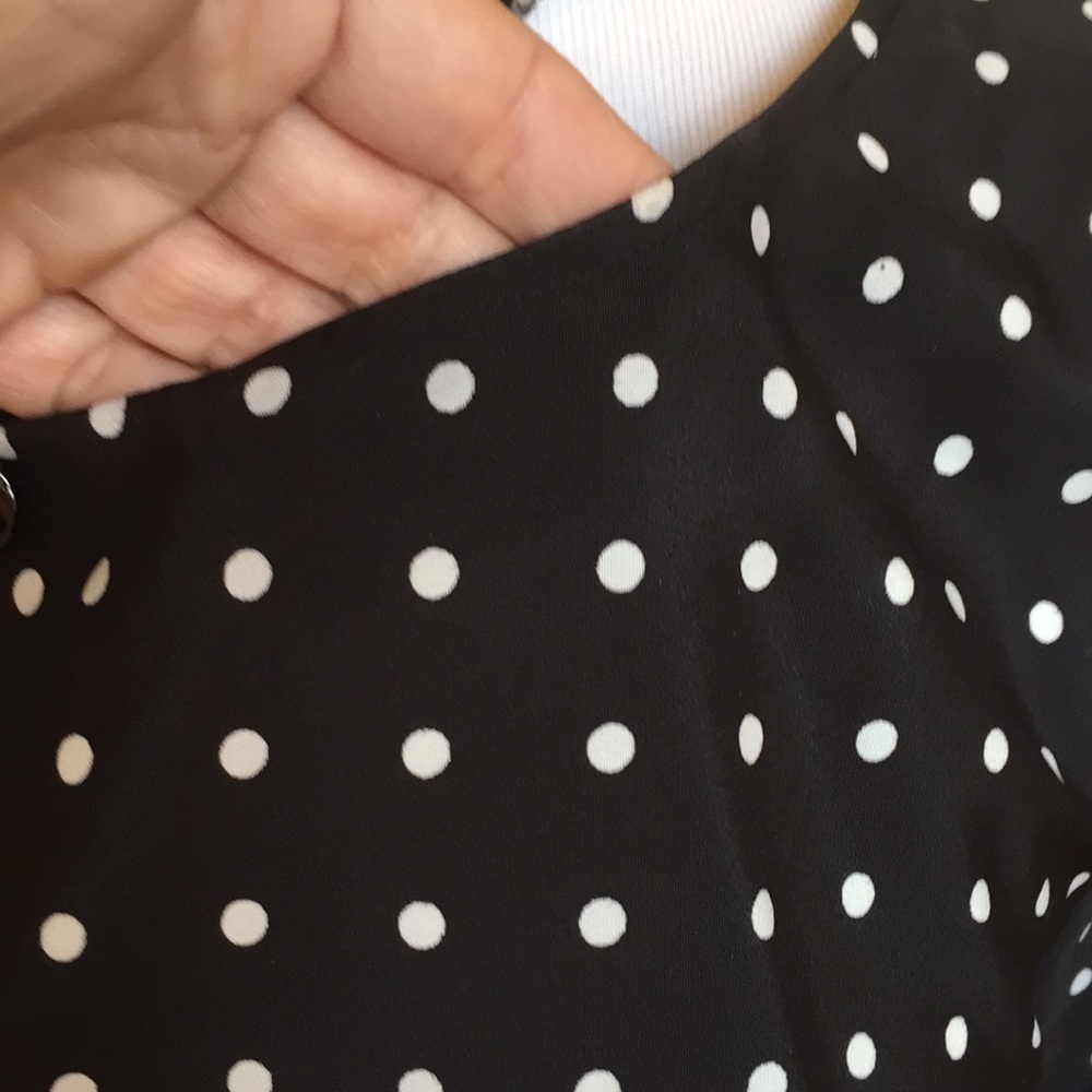 NWOT-JCrew polka dot top - Picture 3 of 8